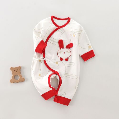 Baby jumpsuit type a pure cotton baby spring clothes full month clothes four seasons style bag newborn baby clothes