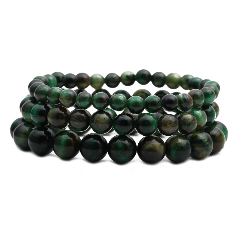 green beaded bracelet