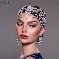 Youlapan европейские и американские Аксессуары для главных свадебных платьев Updo роскошные аксессуары для волос с бриллиантами свадебный головной убор повязка на голову HP509