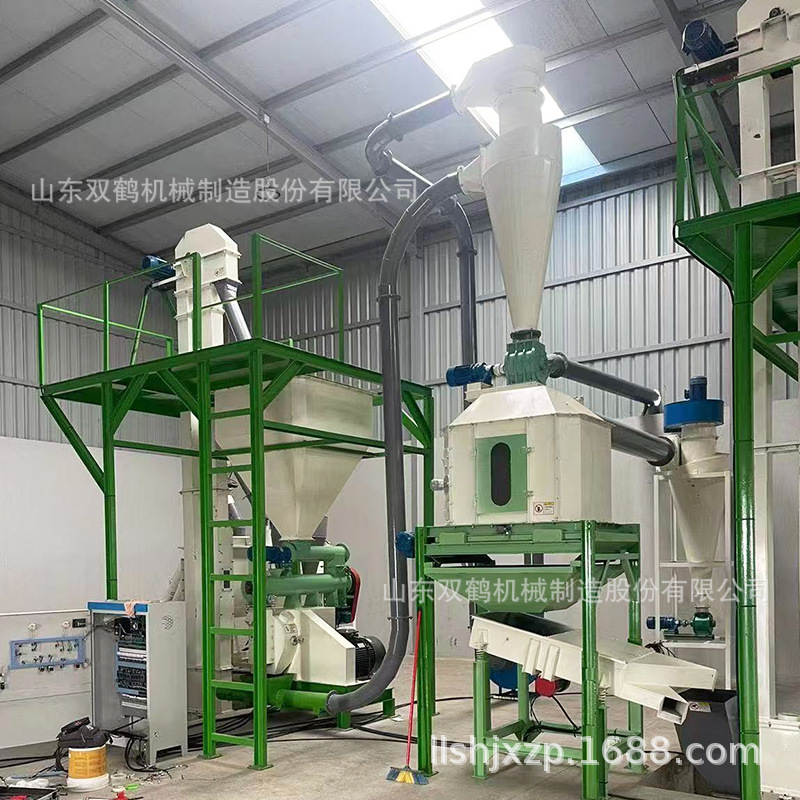 山东育肥猪家用颗粒饲料生产线 1吨时产量的畜禽饲料加工设备价格