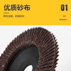 德國阿斯蘭加厚75網蓋平面砂布輪角磨機打磨片高溫煅燒木材拋光輪