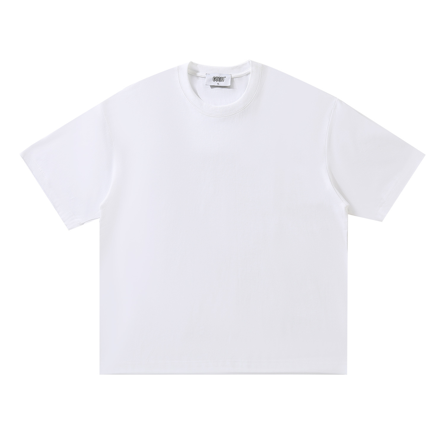 Camiseta nueva para hombre 2026, cuello redondo, color liso, unisex, triple protección, manga corta, hombro caído, top informal holgado y moderno.