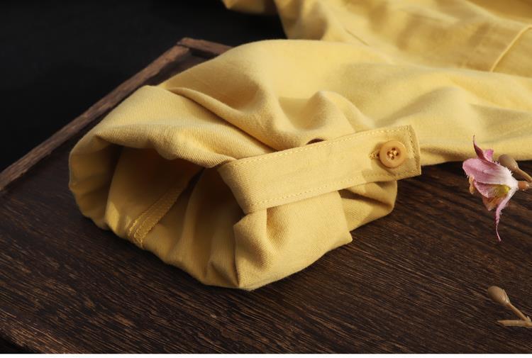 Women's Long Cotton Linen Shirt Loose Slim Fit Casual Elegant Fashion Outerwear Jacket Top For Spring Autumn_ecoleips.com
