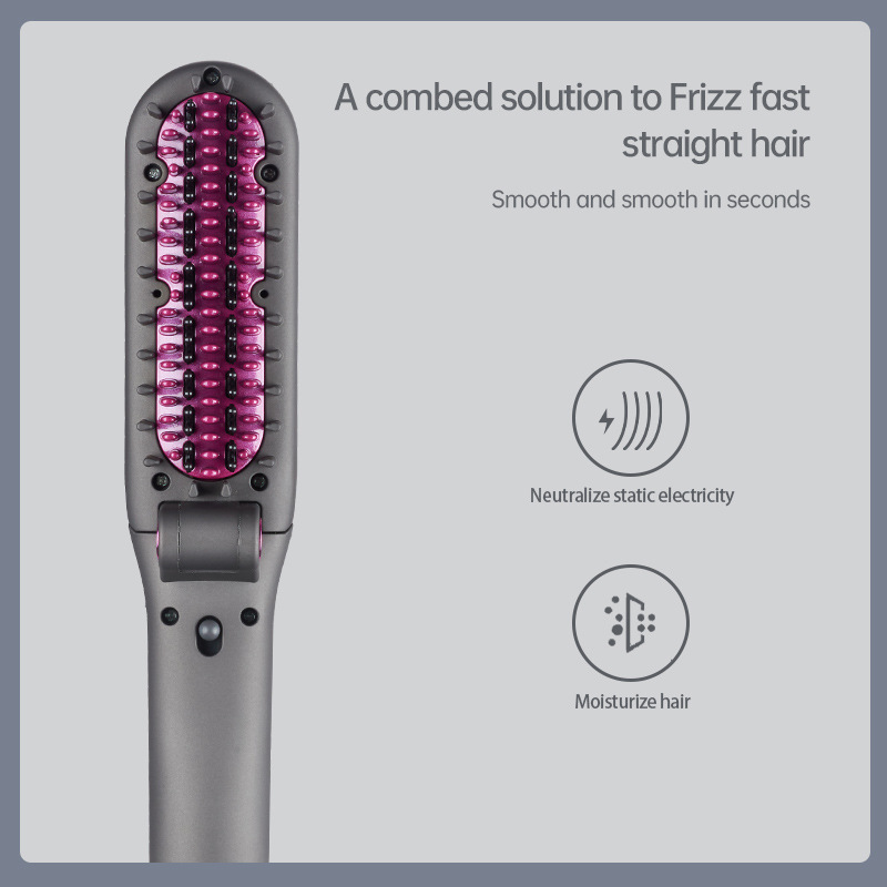 Originalaus dizaino naujos tinginio tiesių plaukų šukos tiesios ritininės dvigubo tūrio energijos generavimo tingus ventiliatorius mažas_voghion.com