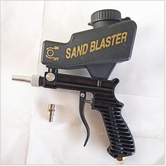 Cross-border hot sale small handheld pneumatic sandblasting gun portable gravity spray gun hardware tools