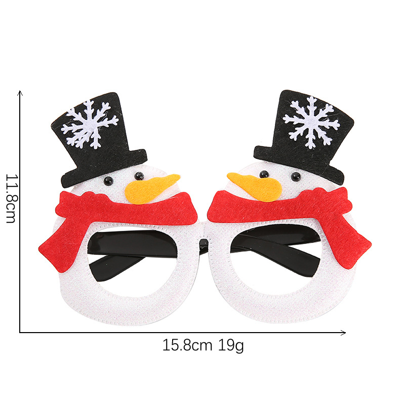 Nueva Navidad diadema gafas marco Halloween Día de San Valentín gafas de Santa Claus gafas Fiesta de Navidad