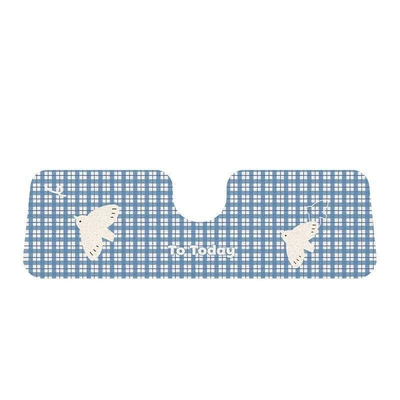 and cute style, simple silk loop: Avtomobil döşəmə paspasları - white-bird-freshness-entire-rear-row-50135cm1953