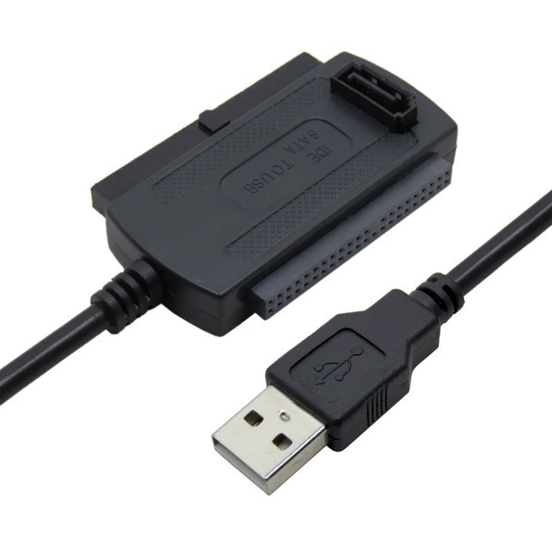 USB в IDE/SATA 2.5-дюйм/3.5-дюйм трёхфункциональная линейка для жесткого диска/оптического привода, коробка для привода