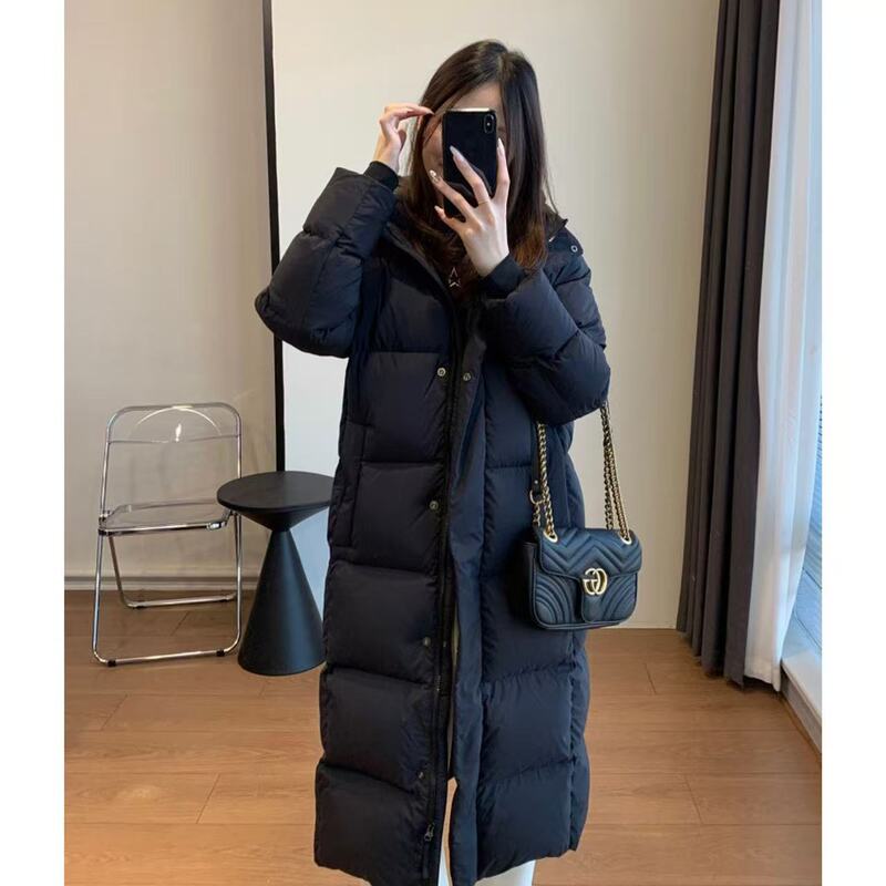 Welfare minus 30 degrees are not afraid of thick 95 white duck down long knee-length down jacket winter women G0106X