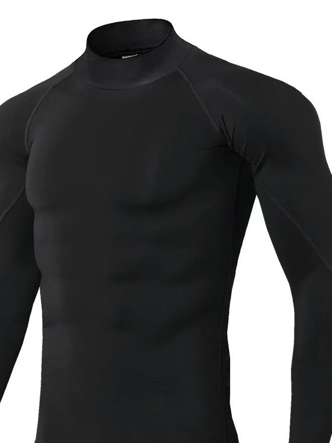 Nuevo cross-border strip de manga larga entrenamiento de acondicionamiento físico de estilo masculino otoño invierno