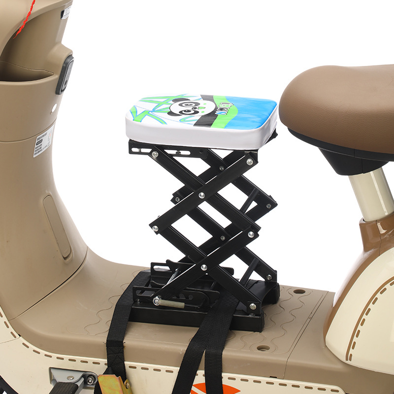 Electric motorcycle scooter electric motorcycle child seat front baby safety child sitting chair battery car stool