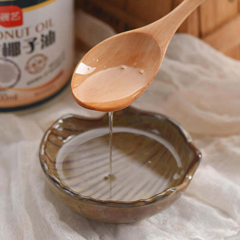 Zhanyi cold-pressed pure coconut oil 500ml initially pressed edible oil for baking instead of butter for cooking and hair care