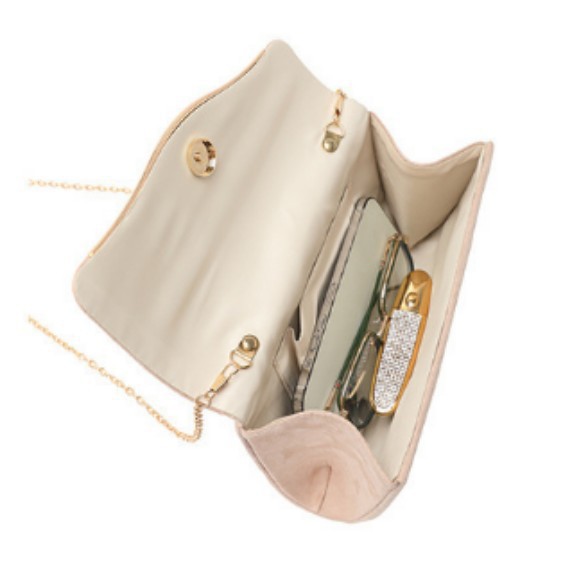 Cross-Border Women's Evening Bag - Fresh, Sweet, Simple Clutch With Elegant Chain Shoulder And Crossbody Bag For Banquets - Thumbnail 4