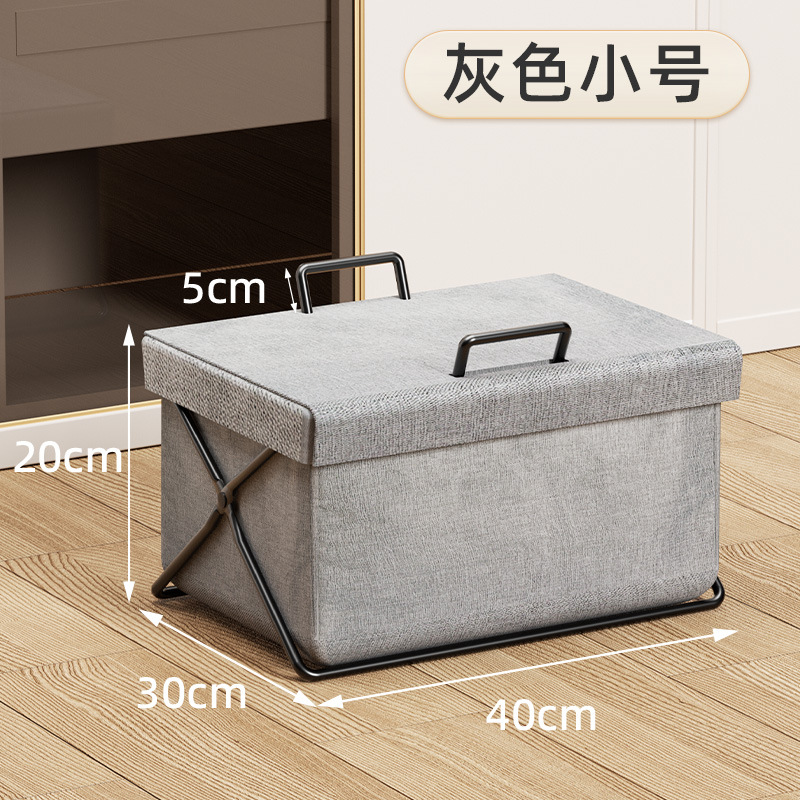 Dormitorio armario cesta de almacenamiento hogar cajón de tela plegable cesta de almacenamiento ropa interior pantalones ropa plegable caja de almacenamiento