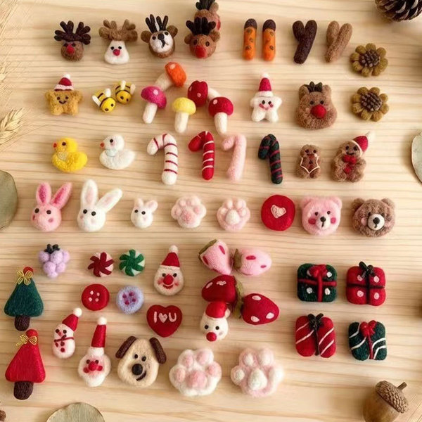 Christmas wool felt