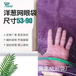 Manufacturer Wholesale Mesh Bag 53-90-65-90 Violet Onion Potato Cabbage Fruit and Vegetable Mesh Bag