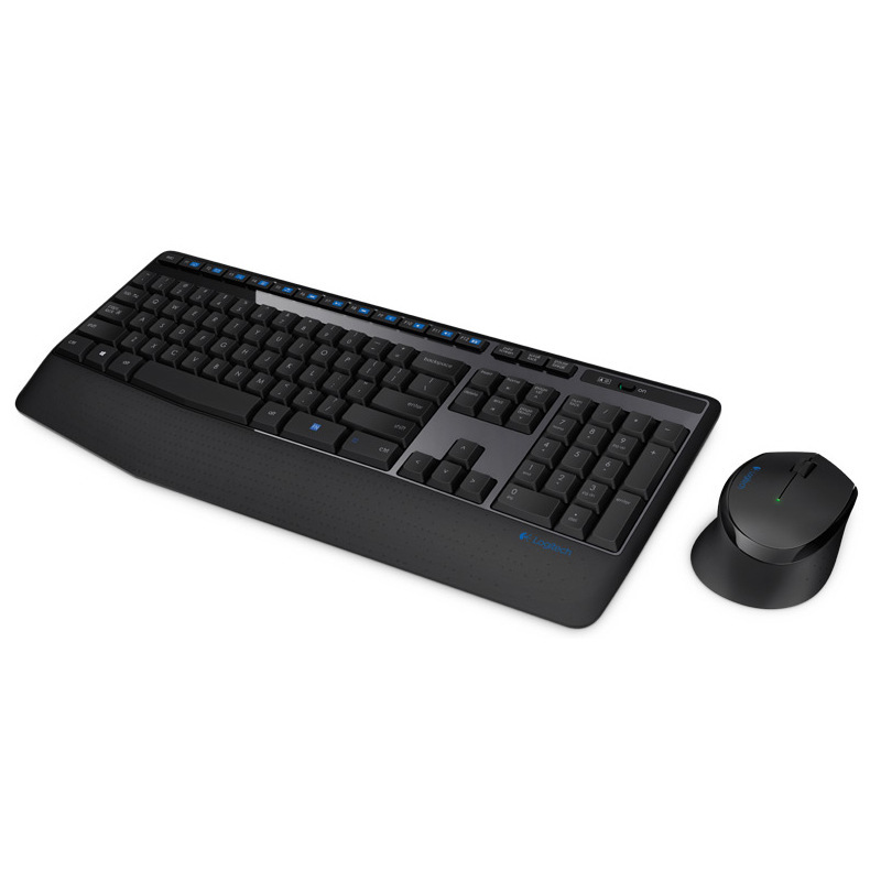 Logitech (Logitech)MK345(MK346p) comes with hand-held comfort wireless keyboard mouse suit black