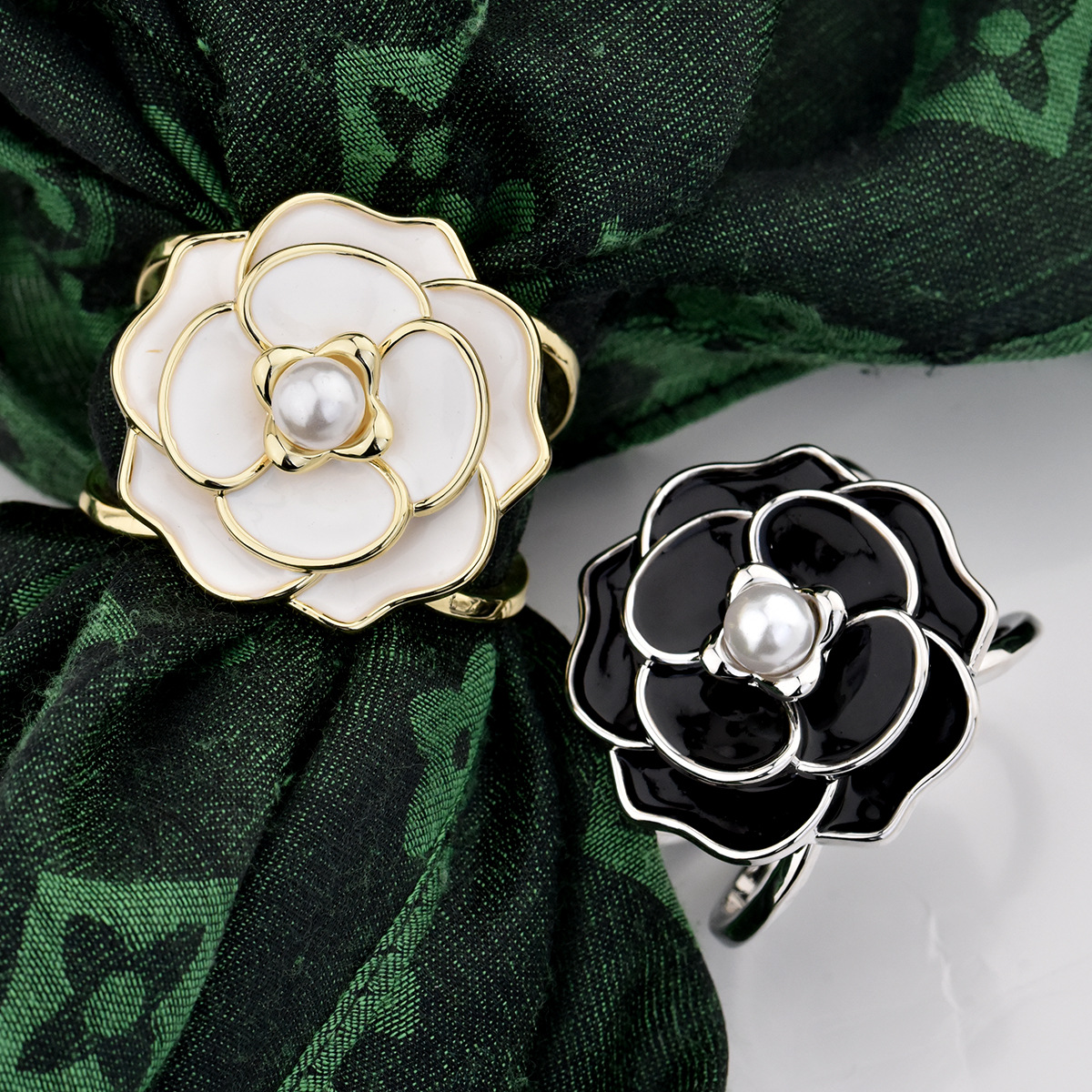 20g Weight Scarf buckle Classification Daily Occasion New Woolen Coat Clip Belt Buckle Korean Rose Big Bead Scarf Scarf Buckle Fashion Square Scarf Buckle