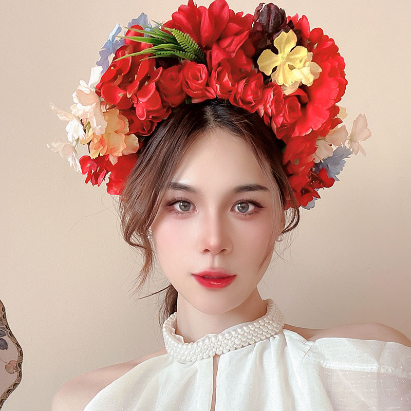 933g Weight Hair Band Hair Accessories Type 1 Piece Quantity Daily Occasion Cloth Material Flower Pattern All Seasons Season Women's Gender Sweet Style Sweet Women's Flower Cloth Hair Band 11