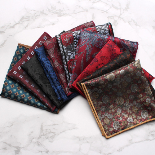 Spring new men's suit pocket scarf groom's suit chest scarf handkerchief dress top accessories