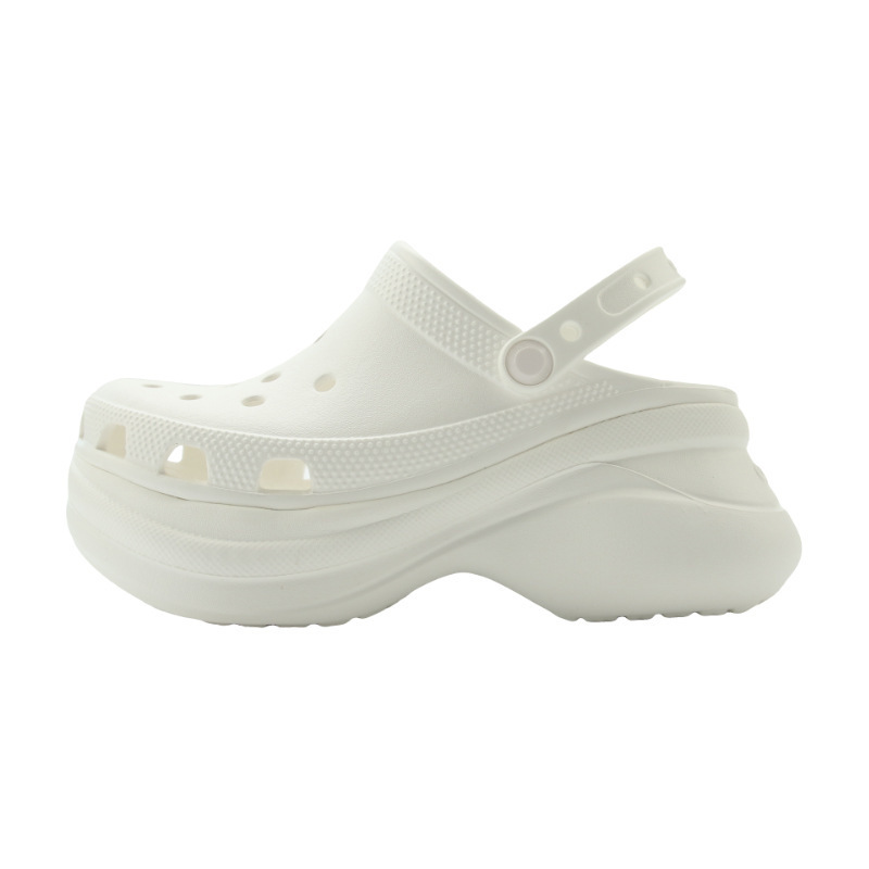 Cross Little Whale Hole Shoes Retro Height-Increasing Beach Women's Shoes Dad Shoes