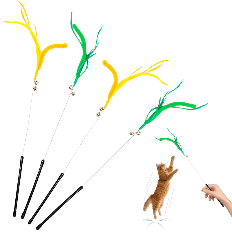 Simulación de gato de cola de perro hierba de gato varilla flexible ultra larga resistente a la mordida resistente al arañazo auto-hi alivio aburrimiento varilla de gato en stock al por mayor