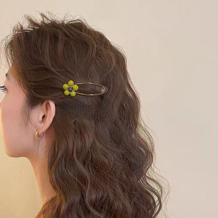 可爱花朵bb夹女侧边碎发刘海夹2025新款高端发夹子高级感发卡头饰|undefined