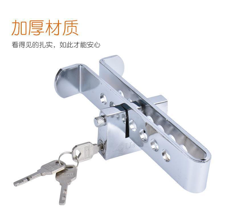 Car Clutch Lock Steering Wheel Car Anti-Theft Lock Clutch Multifunctional Car Steering Wheel Footrest Anti-Theft Lock