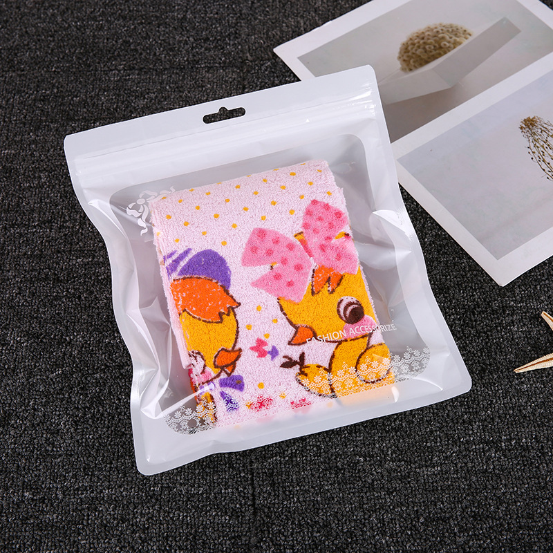 En stock universal cuadrado compuesto ropa embalaje bolsa ropa interior ziplock bolsa saliva toalla bolsa de almacenamiento