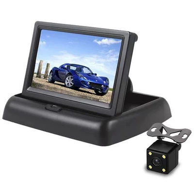 5inch High-Definition Car-Mounted Car display - 5-inch-folding-four-light-camera