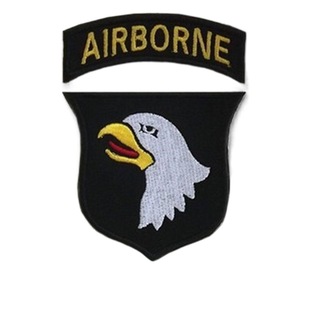Haike Outdoor Cross-border Supply Spot 101 Four-piece Set Velcro Armband Clothing Embroidered Cloth Label Eagle Head Sticker