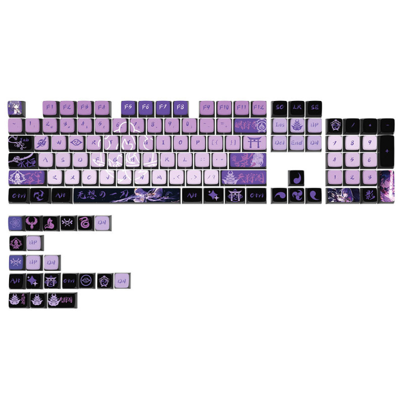 Thunder General テーマのキーキャップ SA 高度な四面透過性 PBT 昇華カスタマイズされたキーボード サポート クロスボーダー|undefined