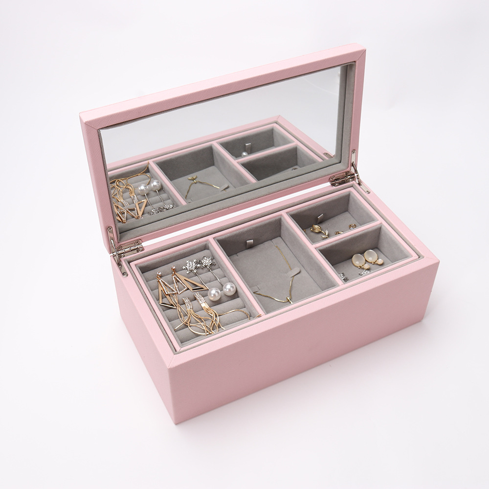 工厂供应高档PU拉链盒 电子产品包装 圆角盒 皮包装盒