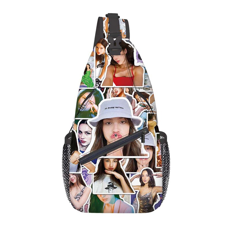 Amazon Olivia Rodrigo oliva rodrigo Chest Coin Purse Student Printed Satchel