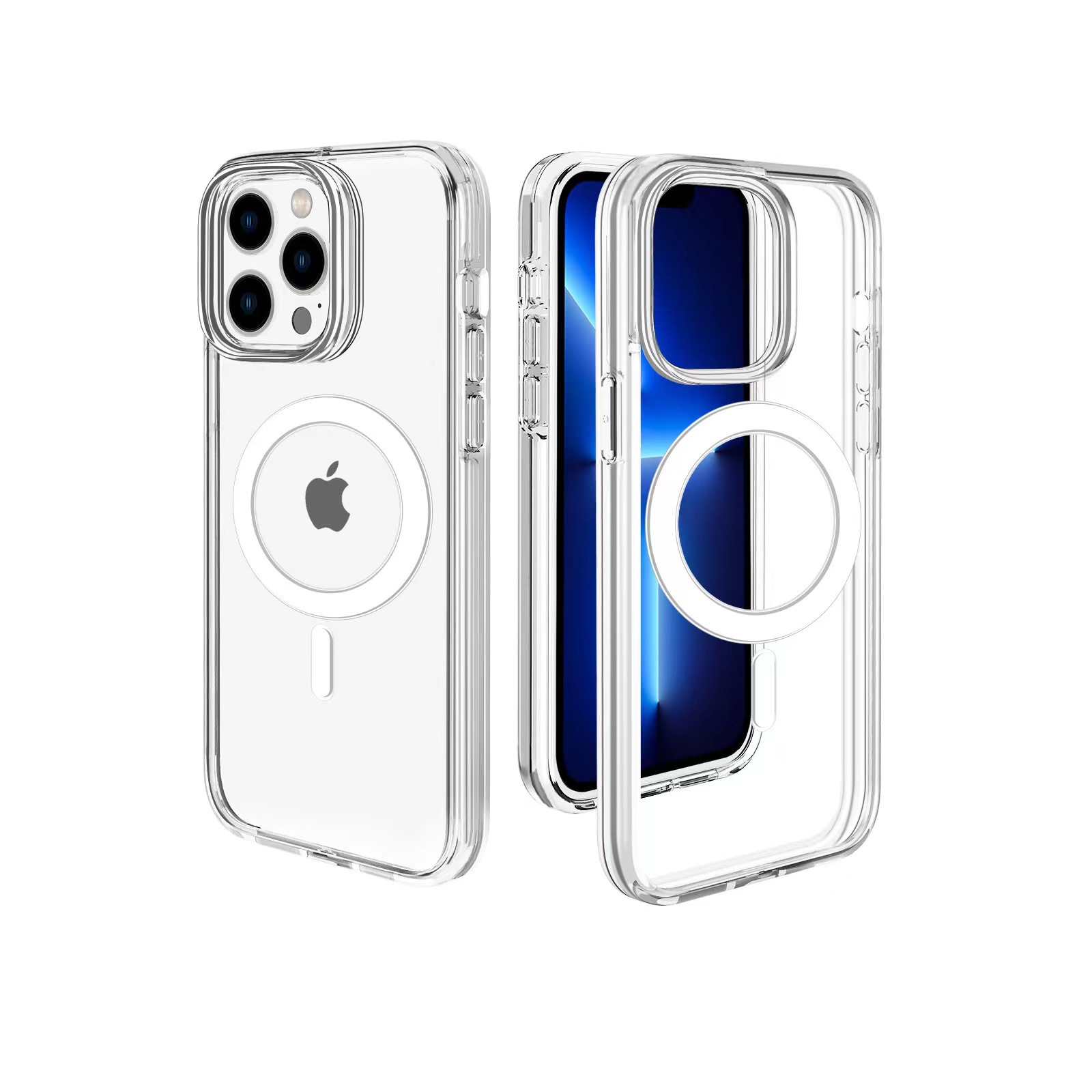 ターミネーター厚みのある落下防止 iPhone14P 磁気電話ケースヨーロッパとアメリカの Apple 17 13p ハード保護カバー