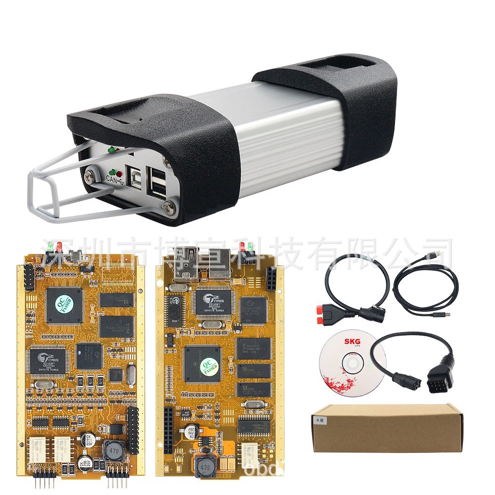 V212 Renault Can Clip Gold PCB汽车诊断仪