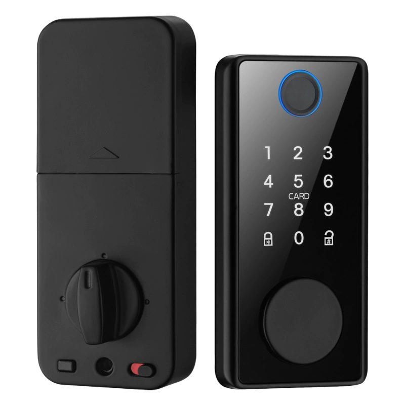 Блокировка отпечатков пальцев трансграничный замок деревянная дверь салфетка электронный пароль граффити WiFi Умный Замок все производители замков оптом