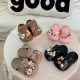 2025 New Eva Cave Girls' Baotou Slippers Wear Thick Beach New Summer Non-slip Cute Children's Sandals and Slippers