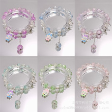 可爱拉布布爆款儿童森系手链小众设计感轻奢甜美学生闺蜜手饰