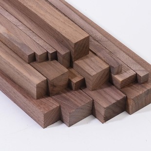 black walnut wood solid wood square plank diy handmade long square construction home decoration wood square planing material