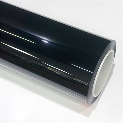 Black Crystal Glass Shield Front: Automotive Film