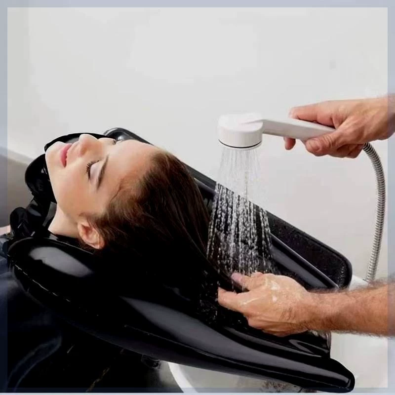 Прямые продажи с фабрики, утолщенная надувная раковина для шампуня из ПВХ, удобная раковина для шампуня для беременных женщин и пожилых людей, поднос для ухода за волосами