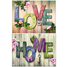 新款5d钻石画满钻英文字母装饰画 跨境电商亚马逊热销厂家直销