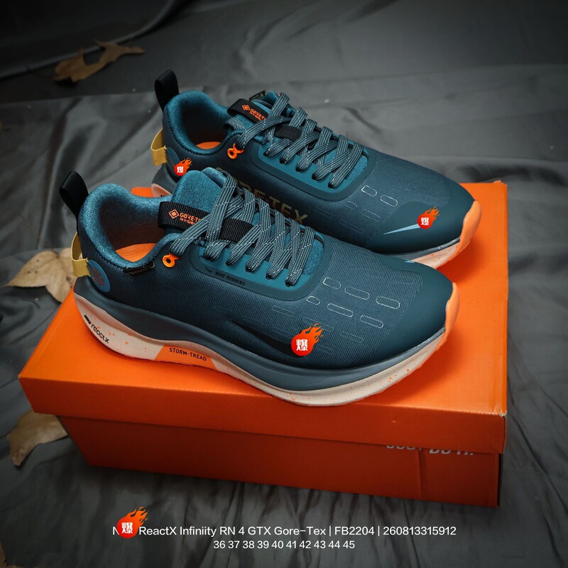 ReactX Infinity RN GTX Gore-Tex Men's and Women's Infinity 4th Generation Sports Running Shoes