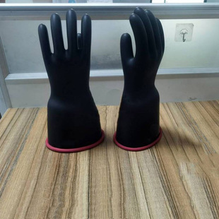 YS109-08-03-10KV high voltage insulation rubber gloves insulation gloves low voltage rubber electrical gloves