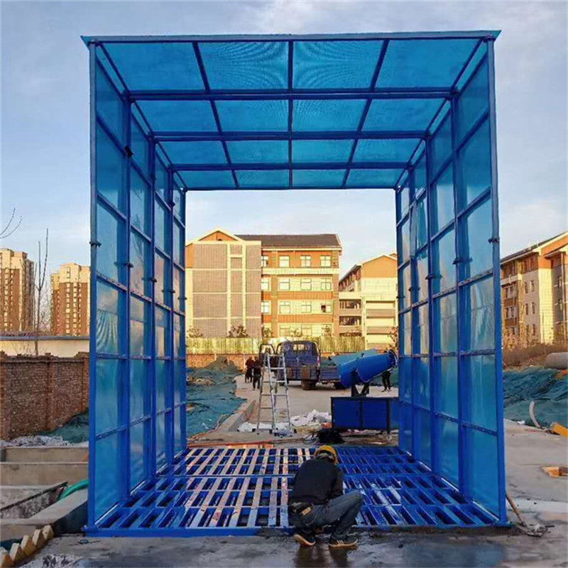 福建工地洗轮 防冻全自动封闭式洗车房价格 建筑工程洗车机