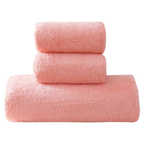  year 100 flowers towel one-time delivery new coral velvet antibacterial water-absorbent cover towel