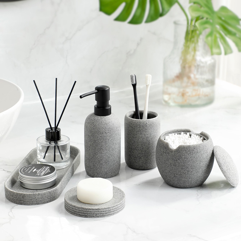 Simple creativo ins estilo baño almacenamiento decoración traje escritorio aromaterapia taza baño enjuague bucal taza loción taza