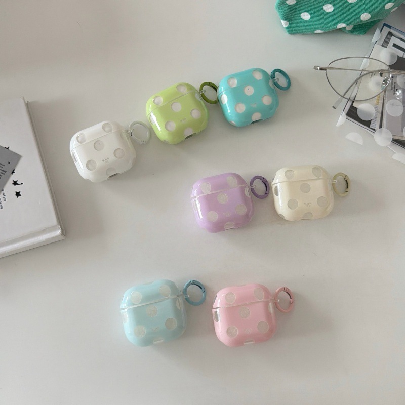 Koreyscha minimalist nuqtali AirPods 4-avlod quloqchinlari uchun himoya g'ilofi, Apple AirPods 3-avlod Pro 2 bilan mos keladi.