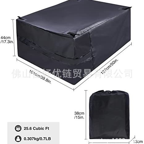 Bolsa de techo para camioneta 600D, impermeable y resistente al sol, cubierta universal para equipaje de coche, exclusivamente para uso transfronterizo.